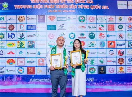 S VIET AAB – PROUDLY AFFIRMING THE POSITION OF A VIETNAMESE BRAND WITH THE NATIONAL REPUTABLE ENTERPRISE AWARD