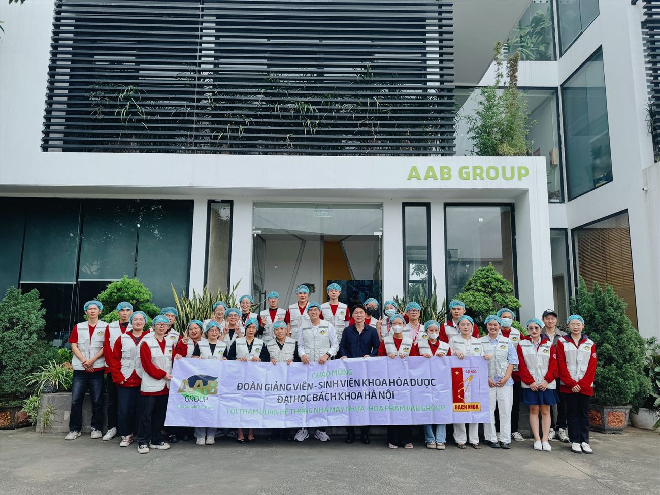 AAB GROUP  Hân Hạnh Đón Tiếp Đoàn Giảng Viên & Sinh Viên Chuyên Ngành Kỹ Thuật Hoá Dược, Trường Hoá Và Khoa Học Sự Sống – Đại Học Bách Khoa Hà Nội